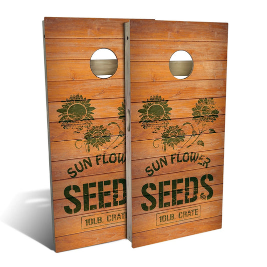 Country Living Sunflower Crate Cornhole Boards