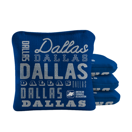 Gameday Dallas Football Synergy Pro Blue Cornhole Bags