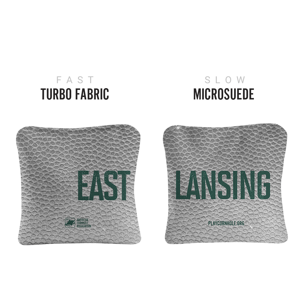 Gameday East Lansing Synergy Pro Gray Bag Fabric