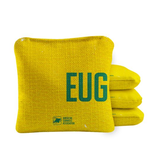 Gameday Eugene Synergy Pro Yellow Cornhole Bags