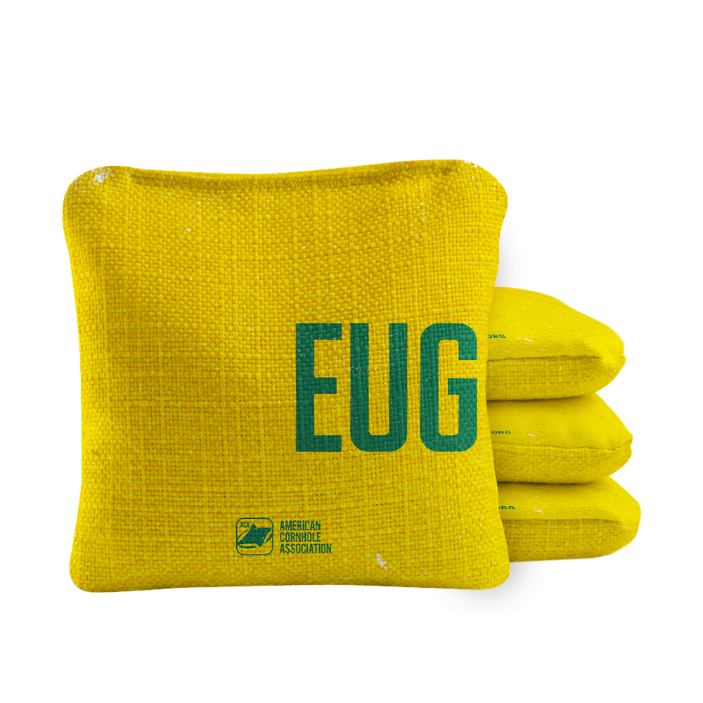 Gameday Eugene Synergy Pro Yellow Cornhole Bags