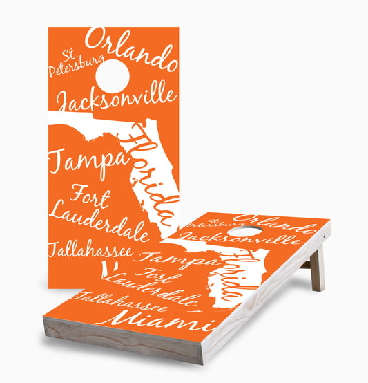 Florida State Pride Cornhole Boards