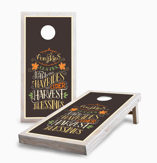 Fall Favorites Cornhole Boards