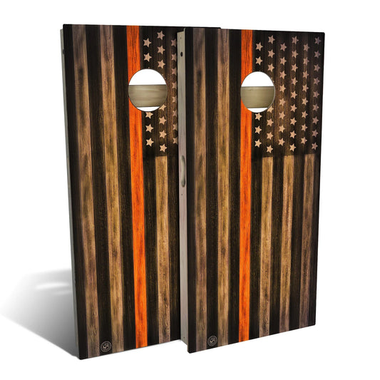 Charred USA Search and Rescue Cornhole Boards