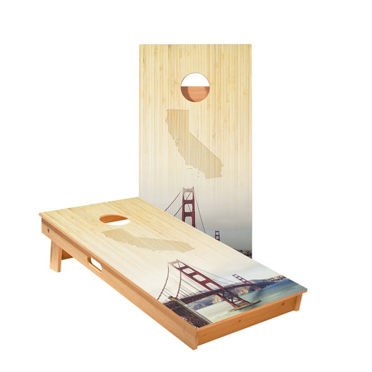California Golden Gate Bridge Cornhole Boards