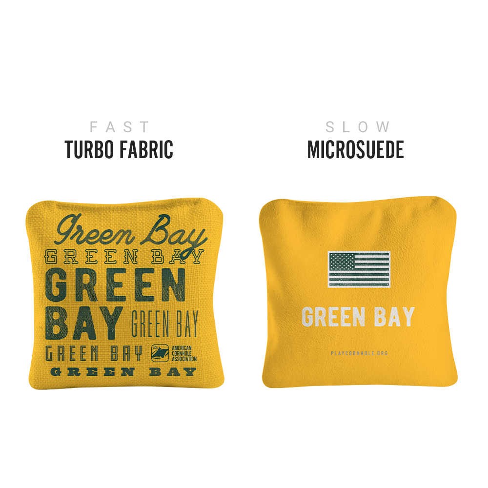 Gameday Green Bay Football Synergy Pro Yellow Bag Fabric