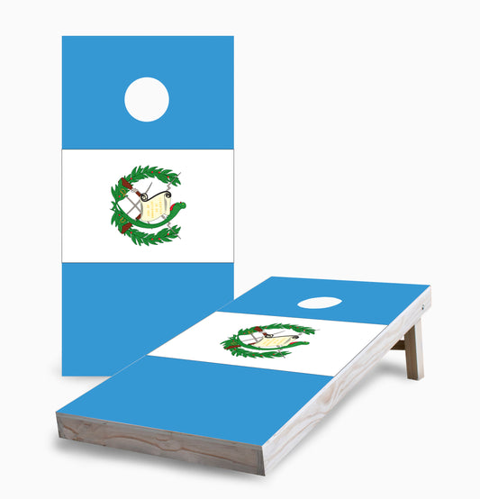 Guatemalan Flag Cornhole Boards