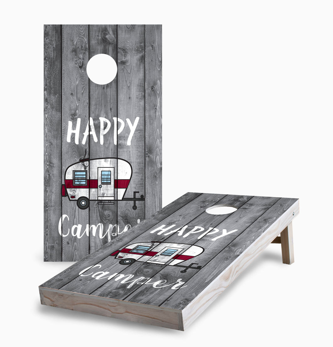 Happy Camper Cornhole Boards