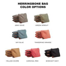 herringbone bag color options
