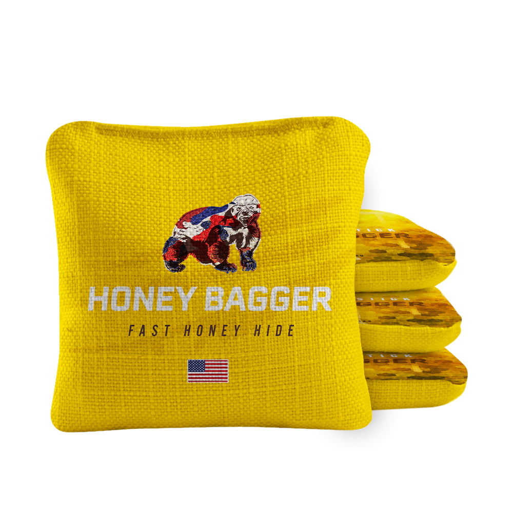 Honey Bagger Synergy Pro Yellow Cornhole Bags