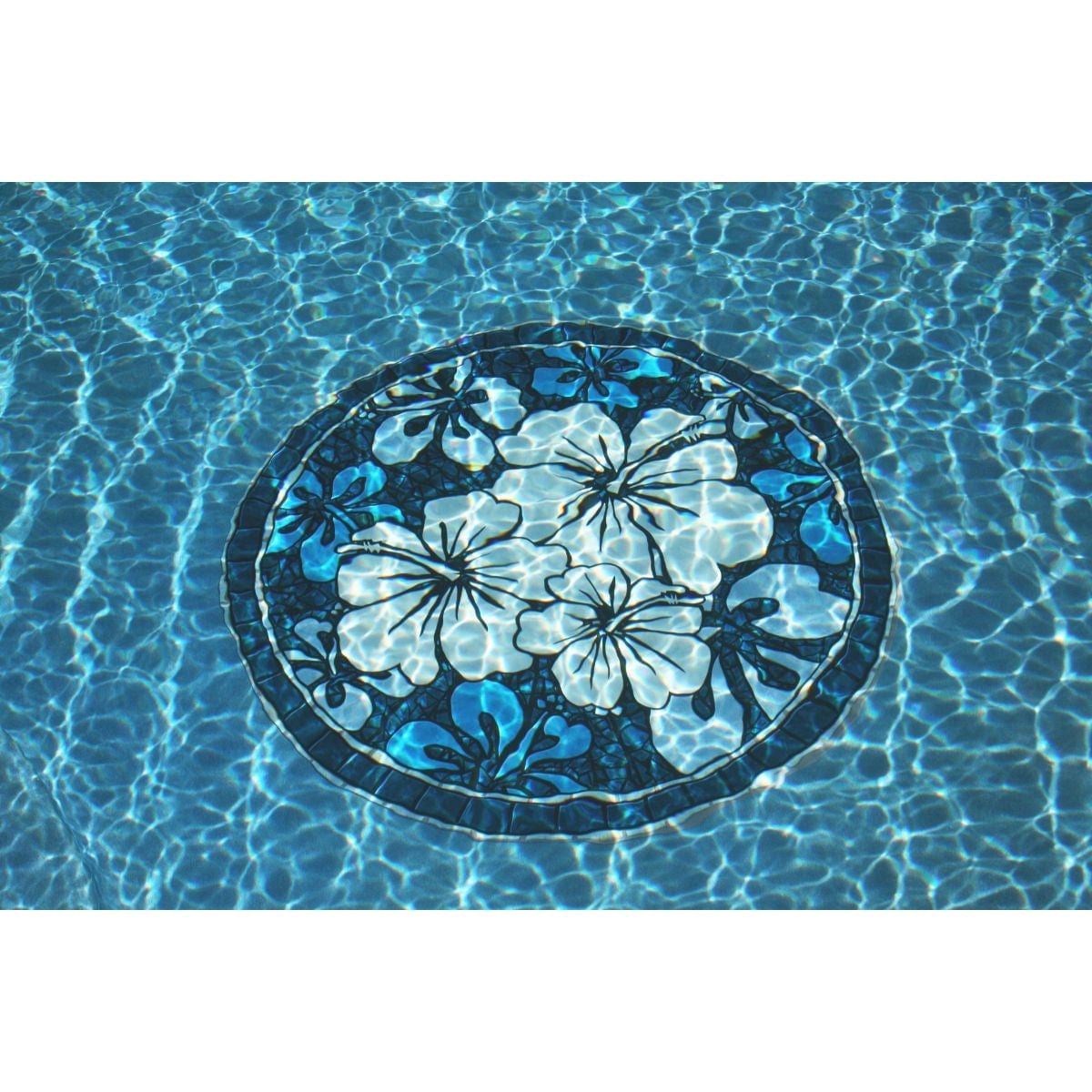 Customized Pool Mats Monogrammed Pool Mat | Custom Decorative Pool Mat | Skip's Garage
