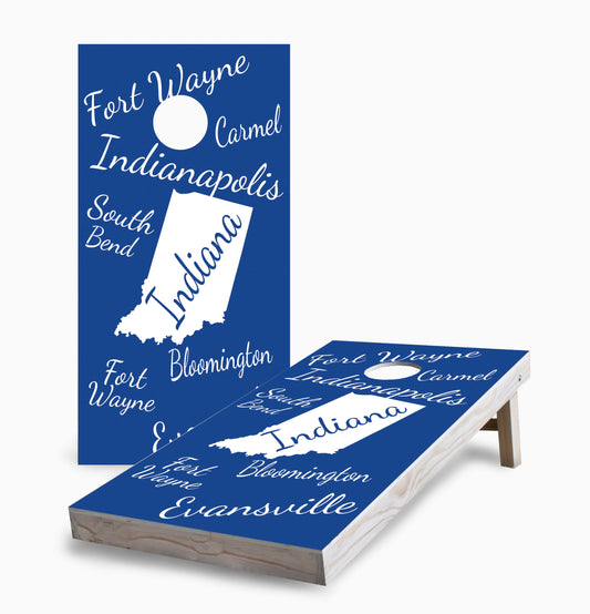 Indiana State Pride Cornhole Boards