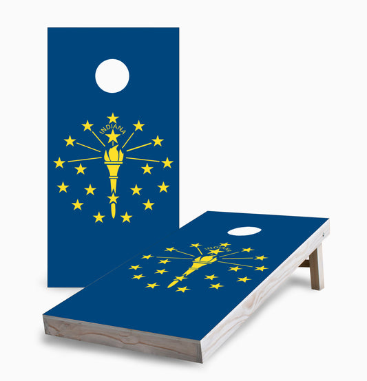 Indiana State Flag Cornhole Boards