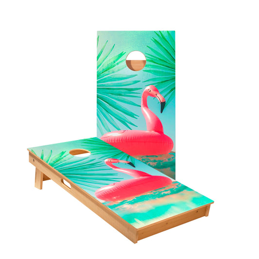 Inflatable Flamingo Cornhole Boards