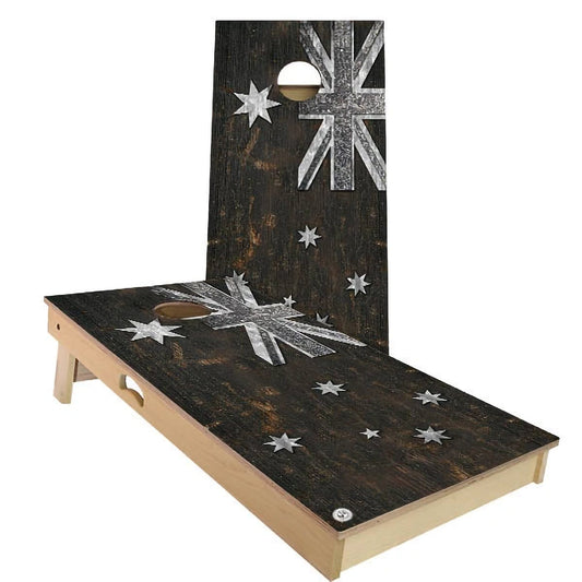Australia Flag Rustic Cornhole Boards