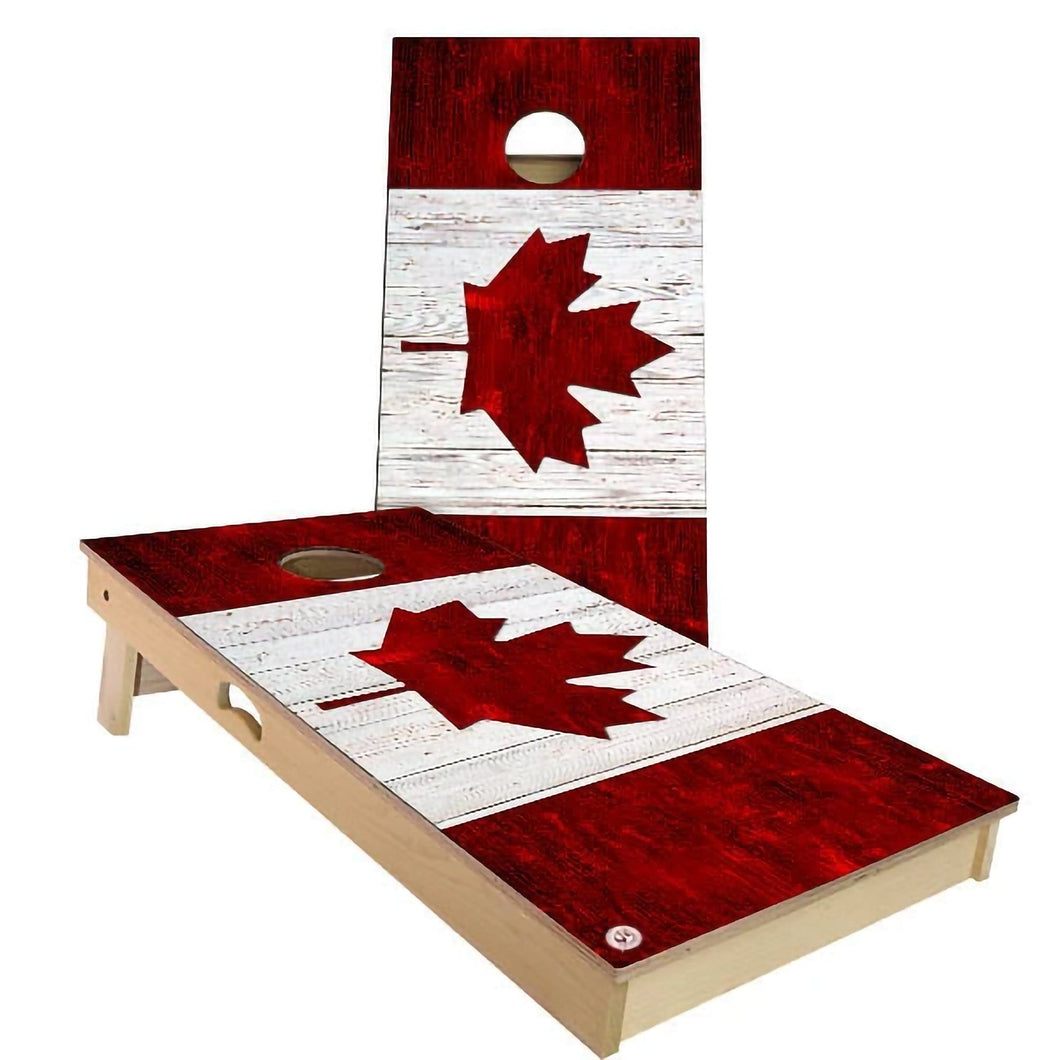 Canada Flag Cornhole Boards