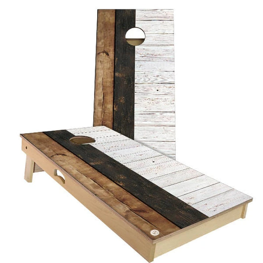 Columbia Flag Rustic Cornhole Boards