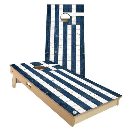 Greece Flag Cornhole Boards