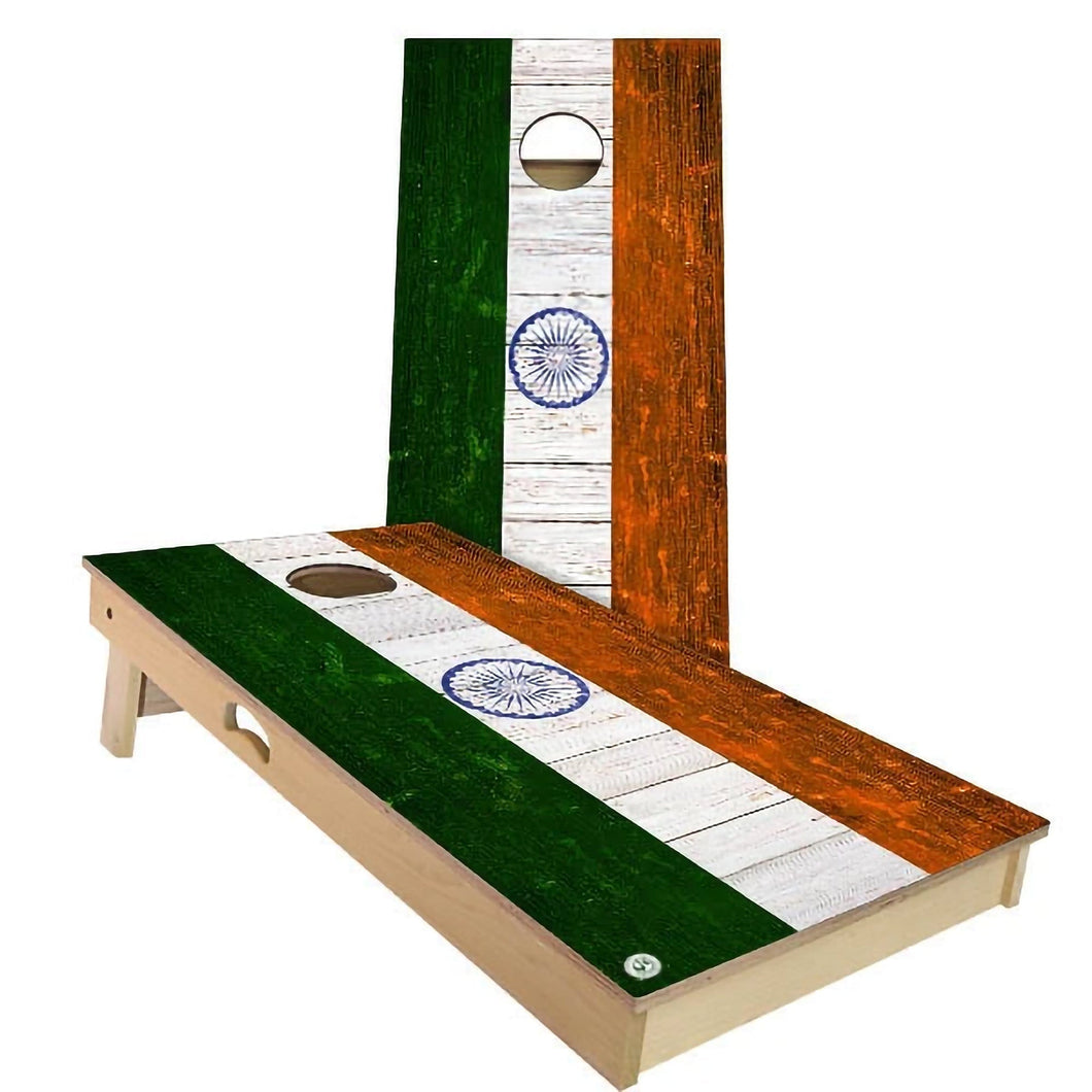 India Flag Cornhole Boards