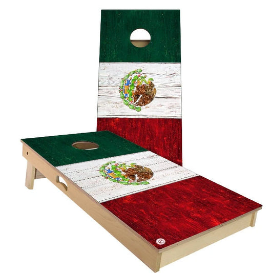 Mexico Flag Cornhole Boards