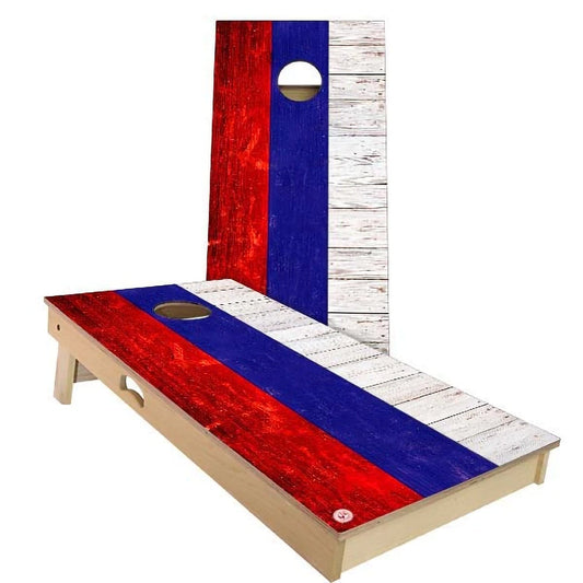 Russia Flag Cornhole Boards