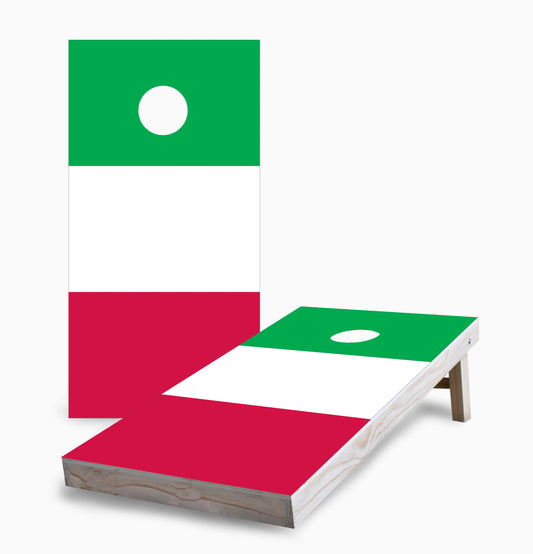 Italian Flag Cornhole Boards
