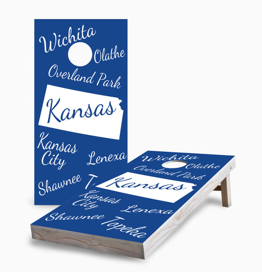 Kansas State Pride Cornhole Boards