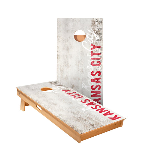 Kansas City Vintage Gameday Cornhole Boards