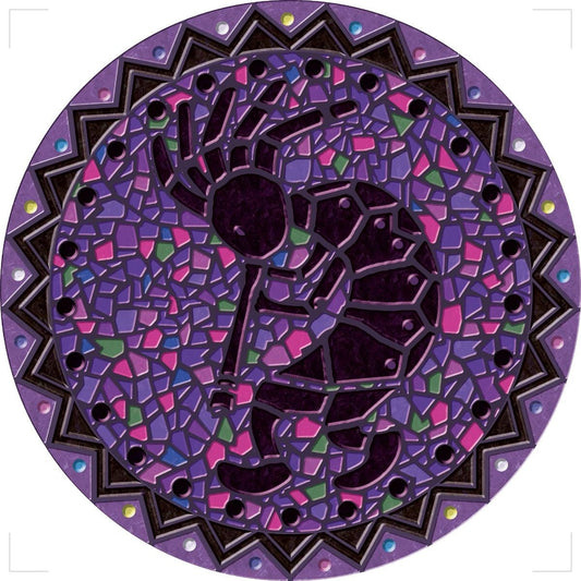 Purple Kokopelli Decorative Poolmat