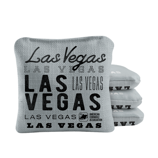 Gameday Las Vegas Football Synergy Pro Gray Cornhole Bags