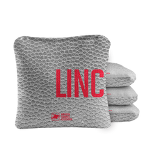Gameday Lincoln Synergy Pro Gray Cornhole Bags
