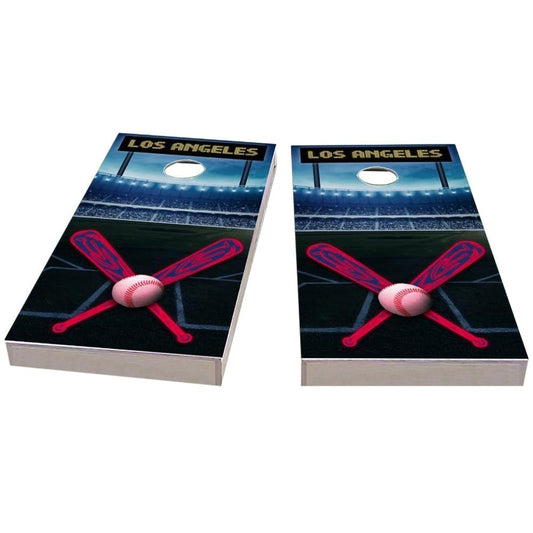 Los Angeles A Baseball All-Weather Cornhole