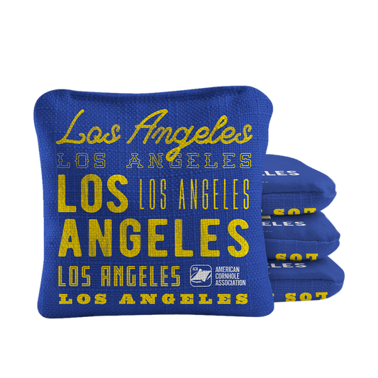 Gameday Los Angeles Football Royal Blue Synergy Pro Cornhole Bags