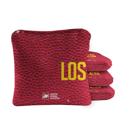 Gameday Los Angeles Maroon Synergy Pro Cornhole Bags