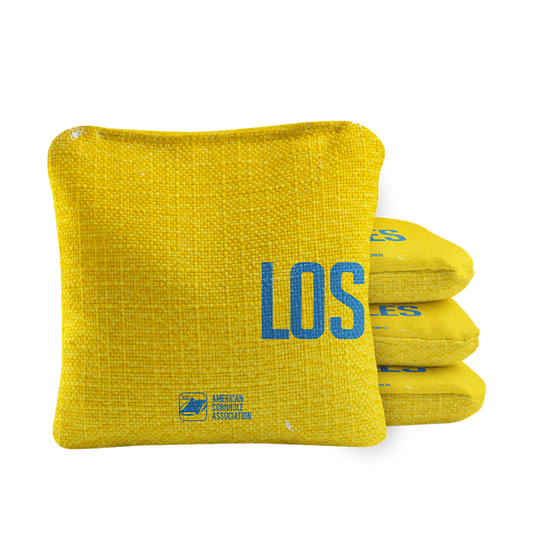 Gameday Los Angeles Yellow Synergy Pro Cornhole Bags