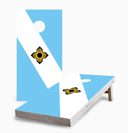 Madison City Flag Cornhole Boards