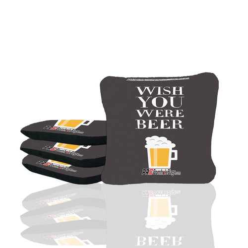 Wish You Were Beer Stick & Slide Cornhole Bags