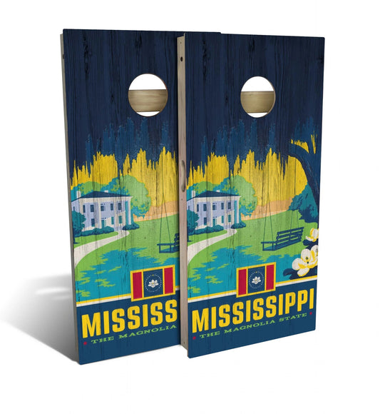 Mississippi State Pride Cornhole Boards
