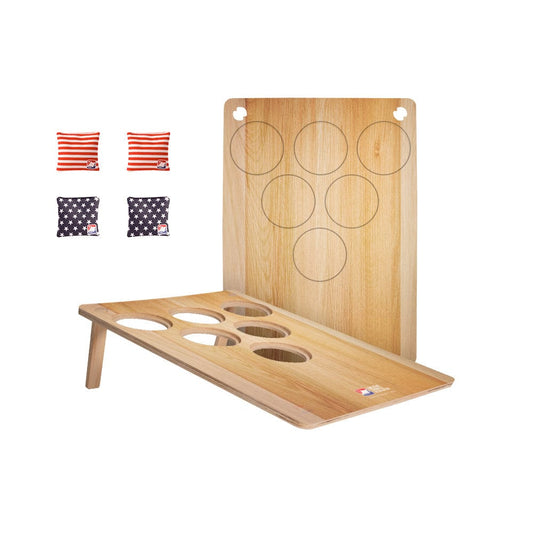 Modern Two Tone Cornhole Pong Game