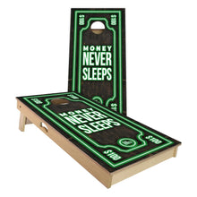 Money Never Sleeps Cornhole Boards
