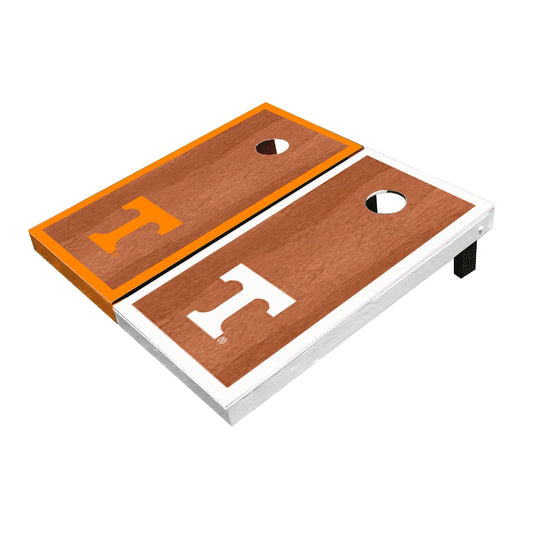 Tennessee Volunteers Rosewood Alternating Border All-Weather Cornhole Boards