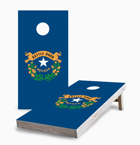 Nevada State Flag Cornhole Boards