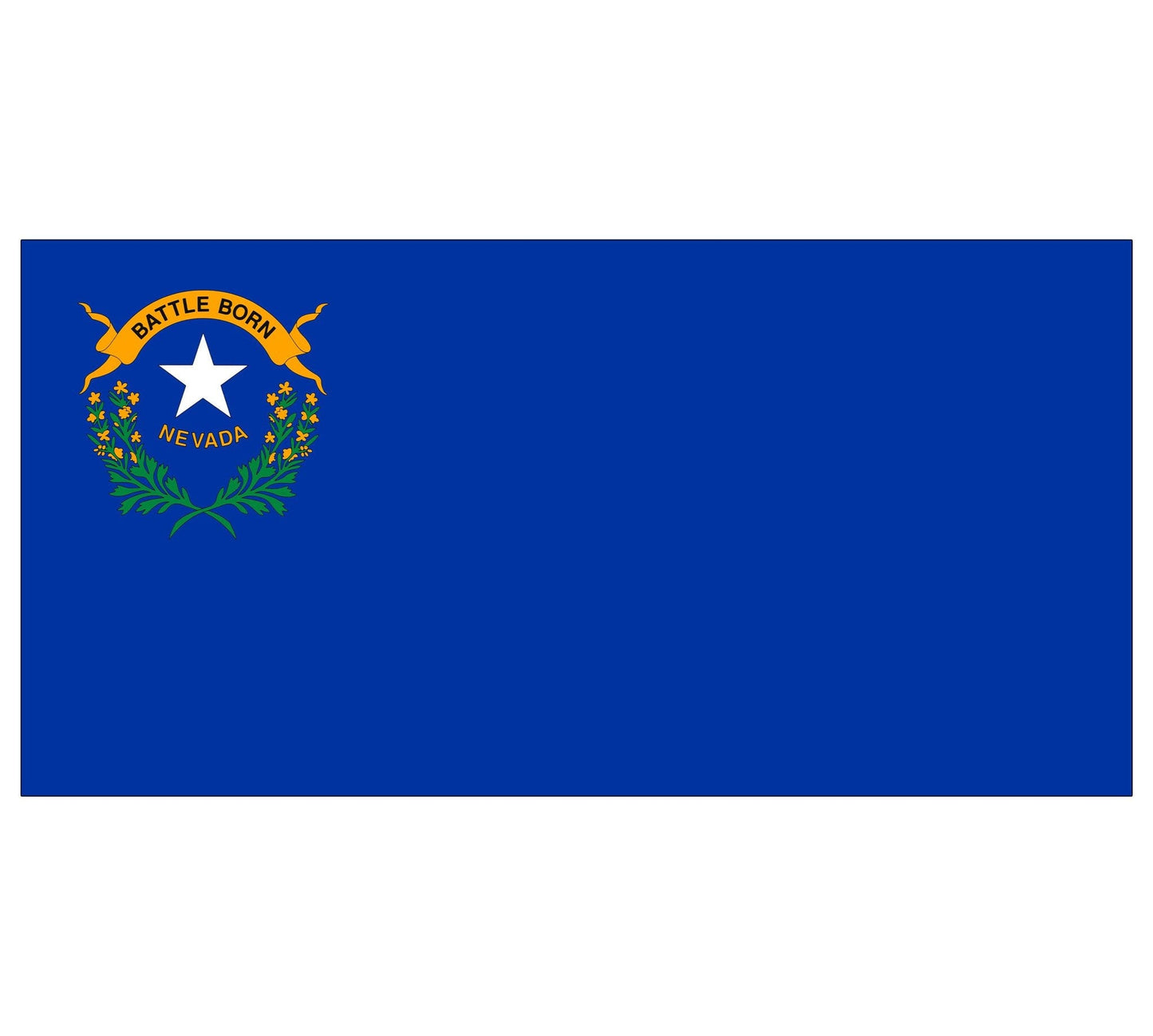 Nevada State Flag poolmat closeup