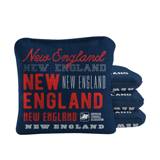 Gameday New England Football Synergy Pro Navy Blue Cornhole Bags