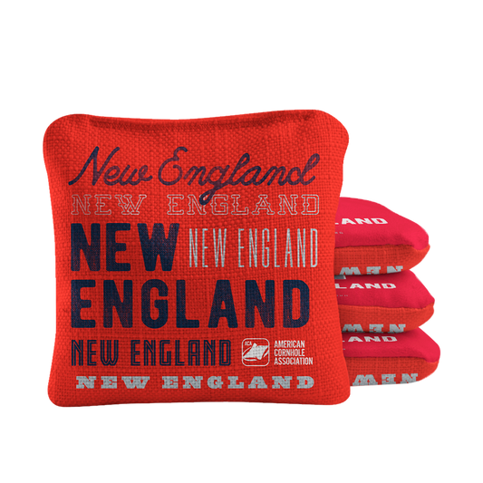 Gameday New England Football Synergy Pro Red Cornhole Bags