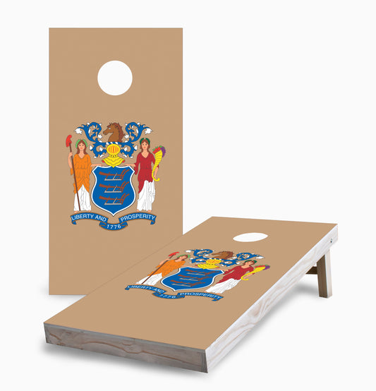 New Jersey State Flag Cornhole Boards