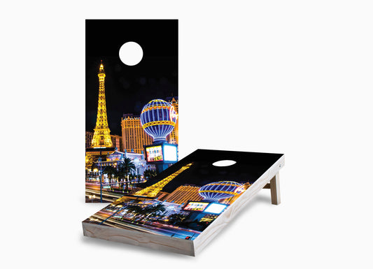 Las Vegas Skyline Cornhole Boards