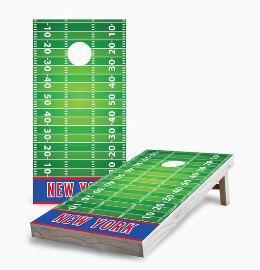 New York Football Cornhole Boards