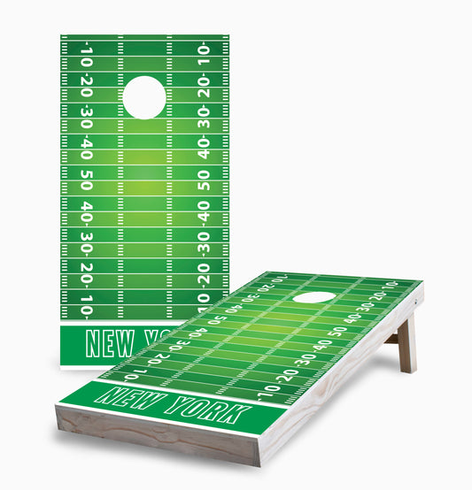 New York Football Cornhole Boards