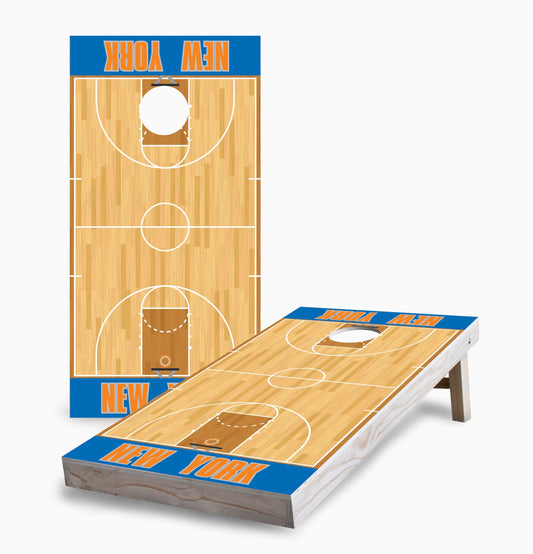 New York Basketball Cornhole Boards